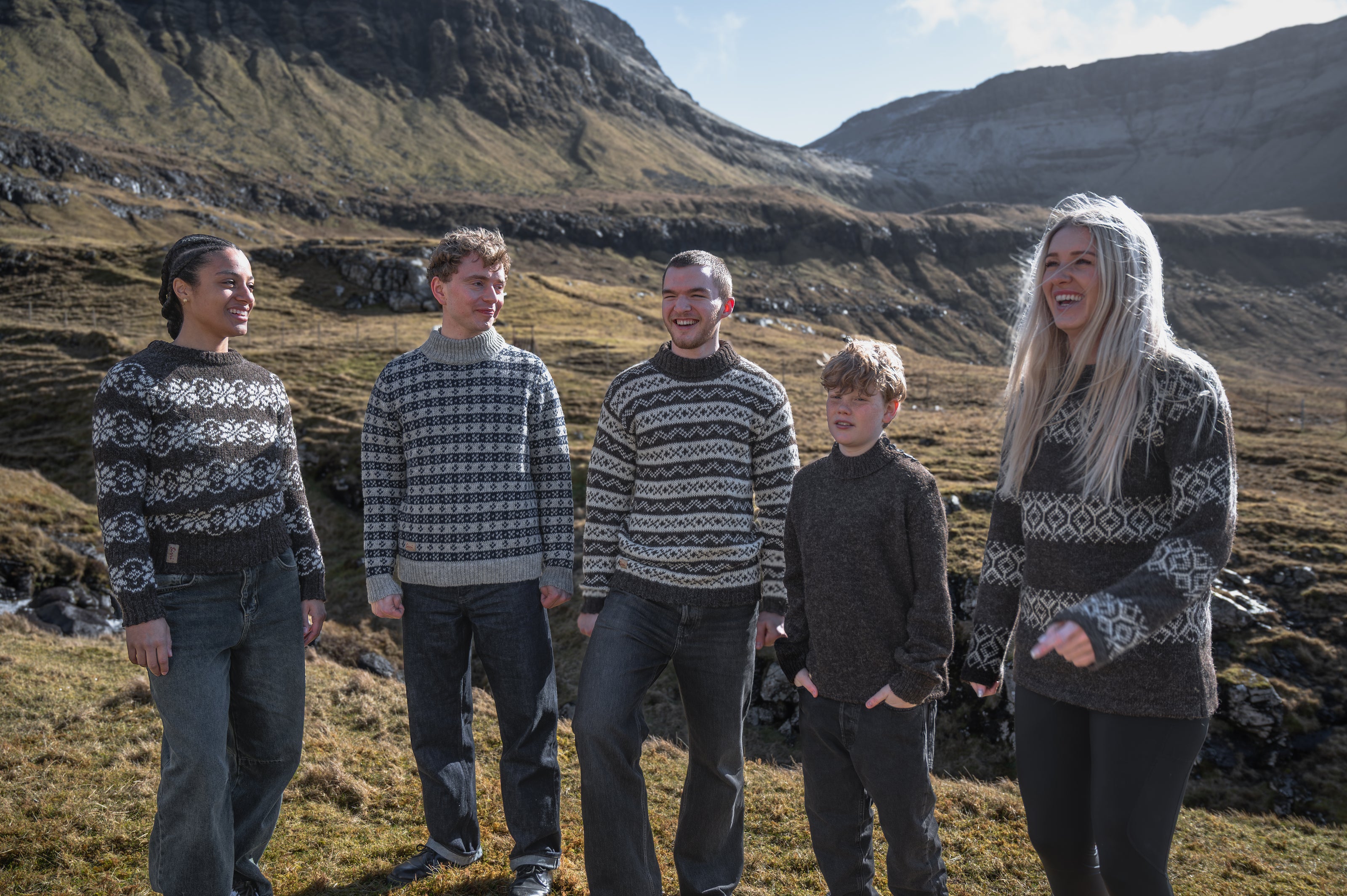 Traditional Faroese knitwear designed in the Faroe Islands
